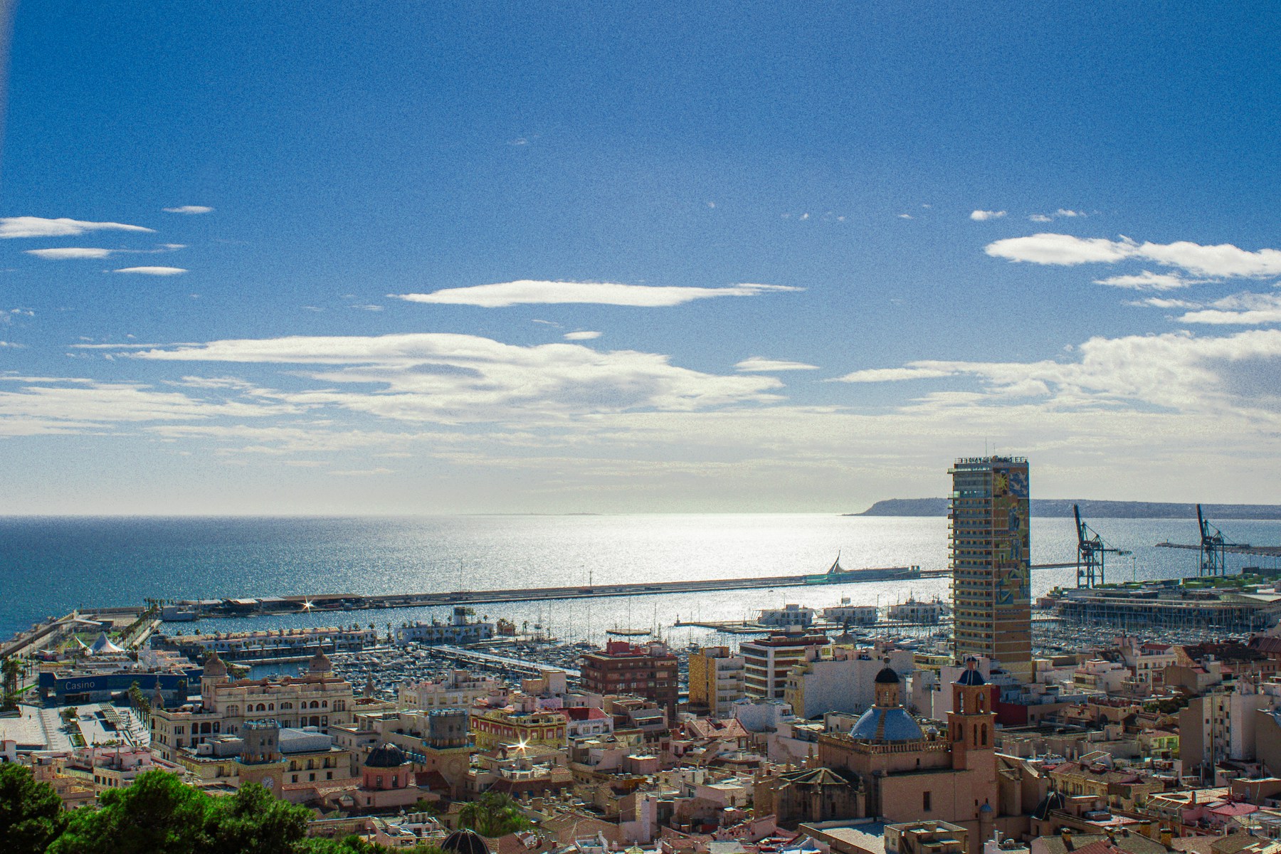The Mediterranean coast near Alicante in Spain.